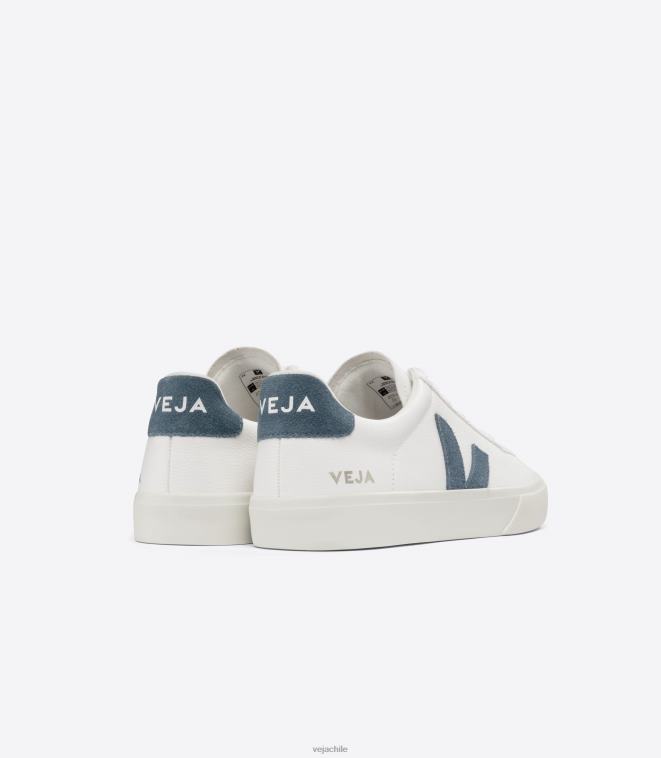 Veja hombres campo cuero sin cromo blanco california PDFXH7 zapatos