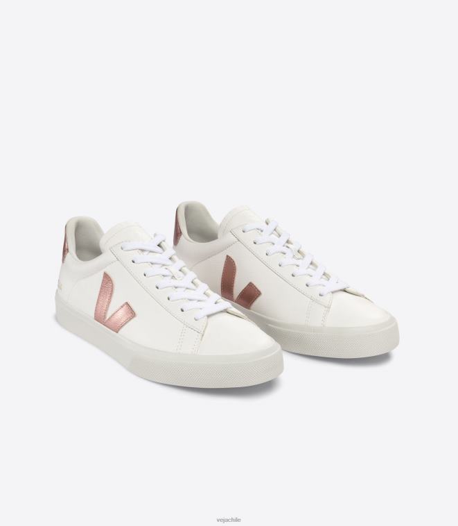 Veja hombres campo cuero sin cromo blanco nácar PDFXH21 zapatos