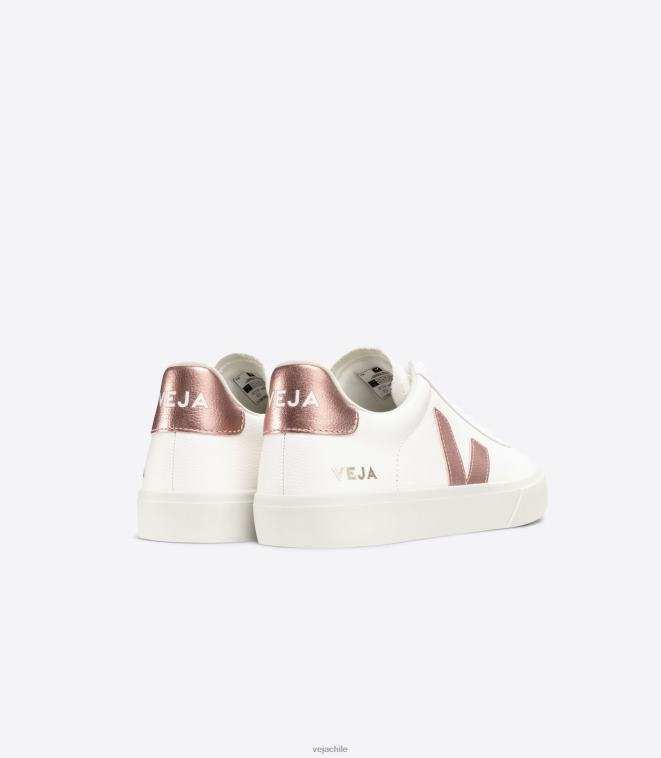 Veja hombres campo cuero sin cromo blanco nácar PDFXH21 zapatos