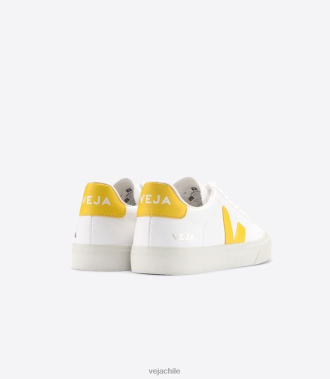 Veja hombres campo cuero sin cromo tónico blanco PDFXH24 zapatos