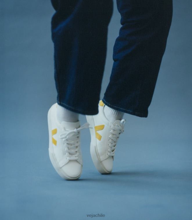 Veja hombres campo cuero sin cromo tónico blanco PDFXH24 zapatos