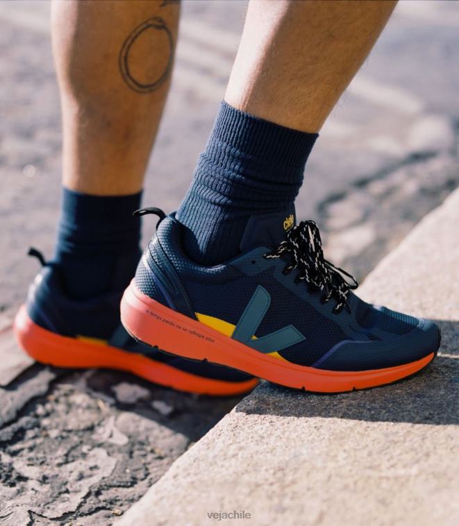 Veja X hombres condor 2 cielo náutico naranja fluo PDFXH197 zapatos
