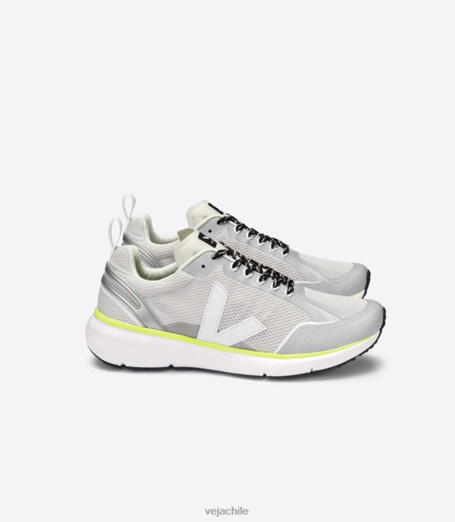 Veja hombres cóndor 2 alveomesh gris claro plata PDFXH194 zapatos