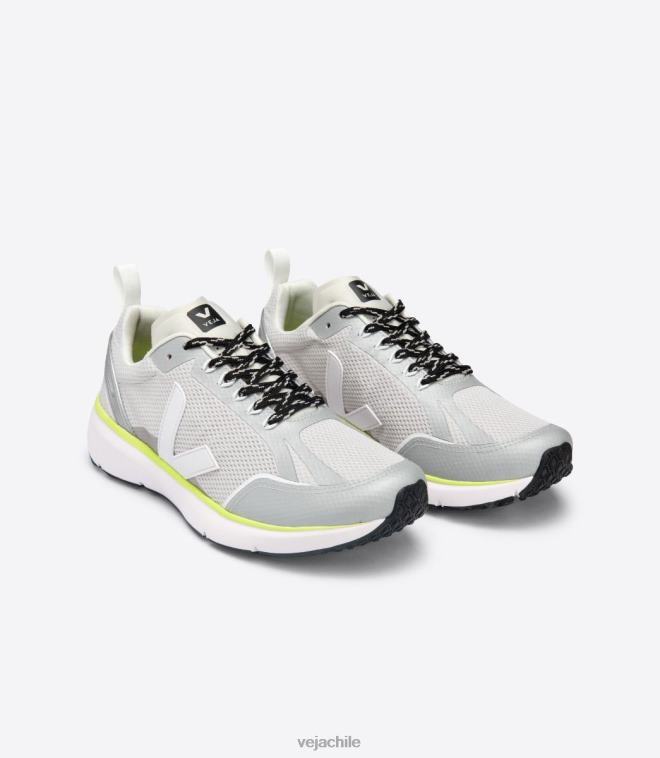 Veja hombres cóndor 2 alveomesh gris claro plata PDFXH194 zapatos