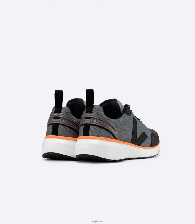 Veja hombres cóndor 2 alveomesh hormigón negro neón naranja PDFXH195 zapatos