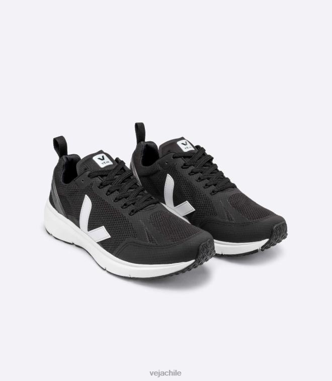 Veja hombres cóndor 2 alveomesh negro blanco PDFXH193 zapatos
