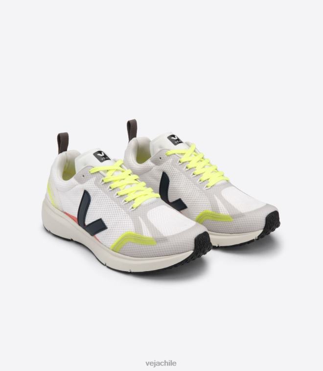 Veja hombres condor 2 alveomesh blanco nautico multico PDFXH189 zapatos