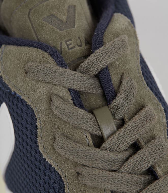 Veja hombres cordones algodon organico kaki PDFXH221 cordones