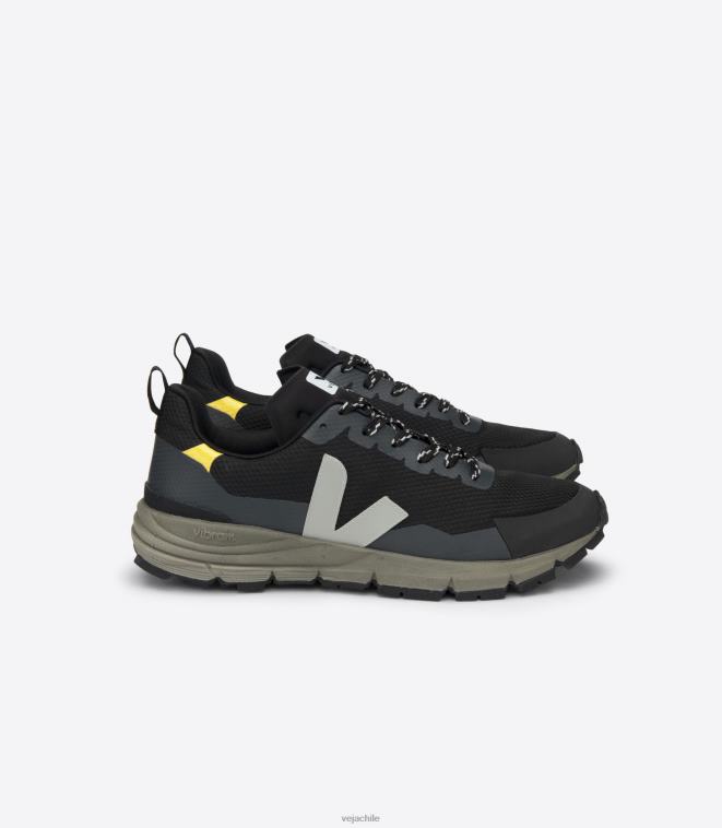 Veja hombres dekkan alveomesh negro oxford gris tónico PDFXH124 zapatos
