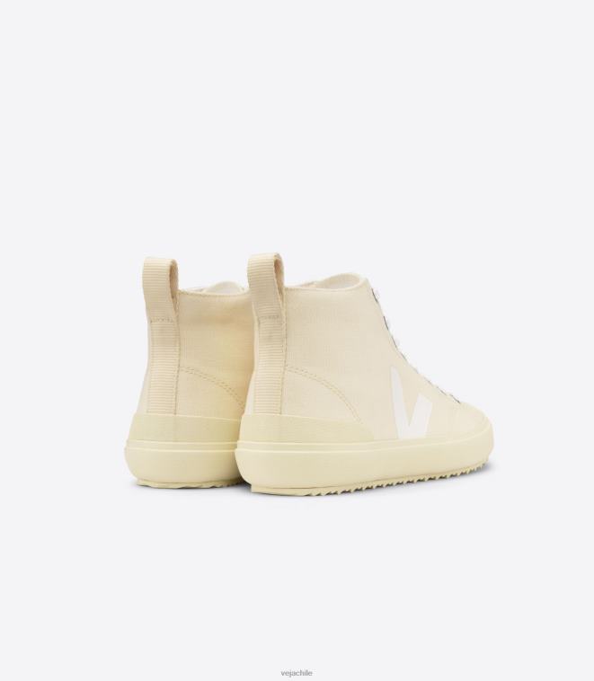 Veja hombres nova ht lona mantequilla suela mantequilla blanca PDFXH162 zapatos