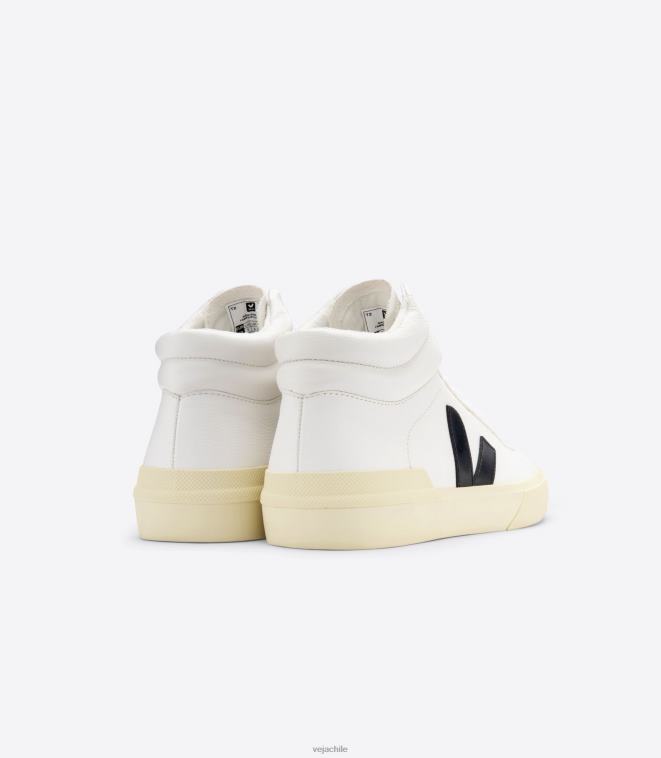 Veja hombres minotauro cuero sin cromo blanco negro mantequilla PDFXH70 zapatos