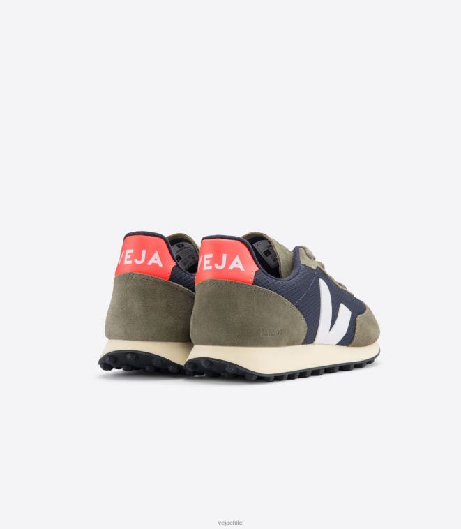 Veja hombres rio branco alveomesh nautico blanco naranja fluo PDFXH99 zapatos