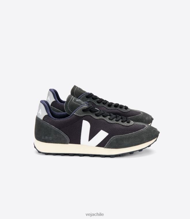 Veja hombres rio branco alveomesh negro blanco oxford gris PDFXH94 zapatos