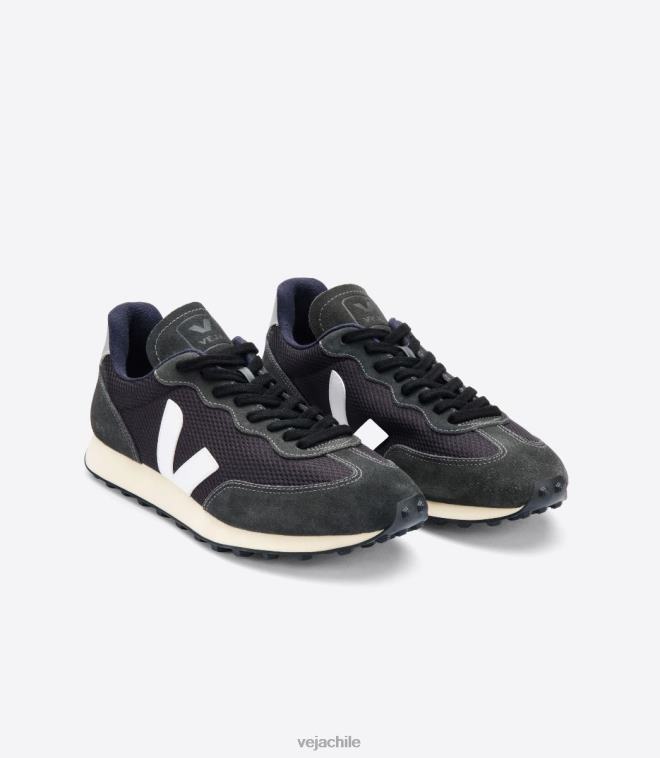 Veja hombres rio branco alveomesh negro blanco oxford gris PDFXH94 zapatos