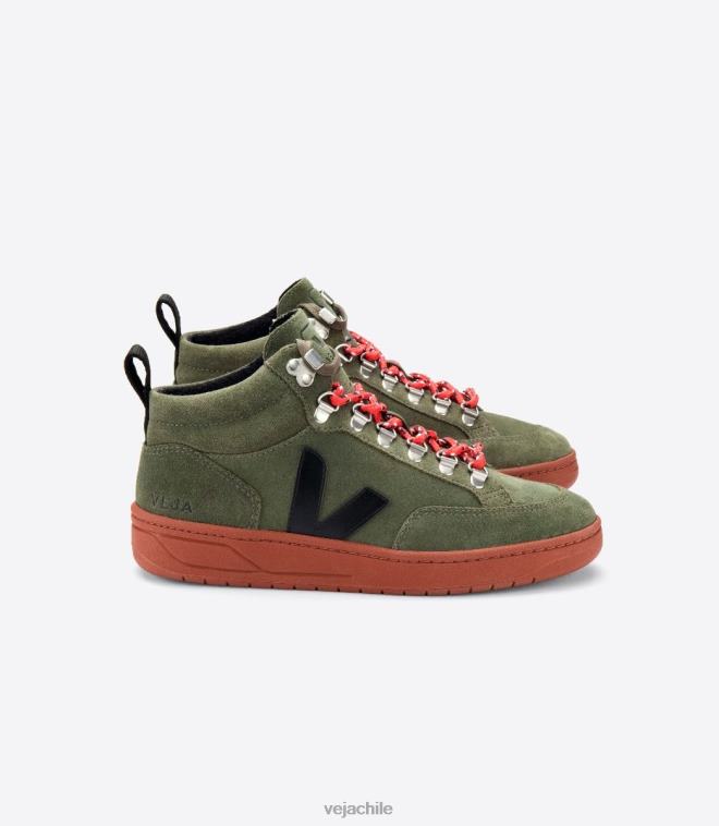 Veja hombres Ante roraima suela oliva negro óxido PDFXH120 zapatos