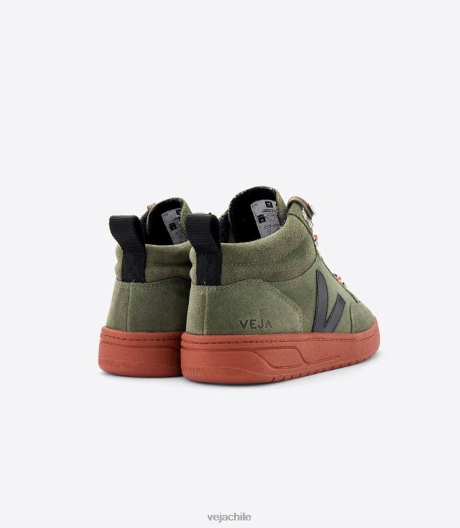 Veja hombres Ante roraima suela oliva negro óxido PDFXH120 zapatos