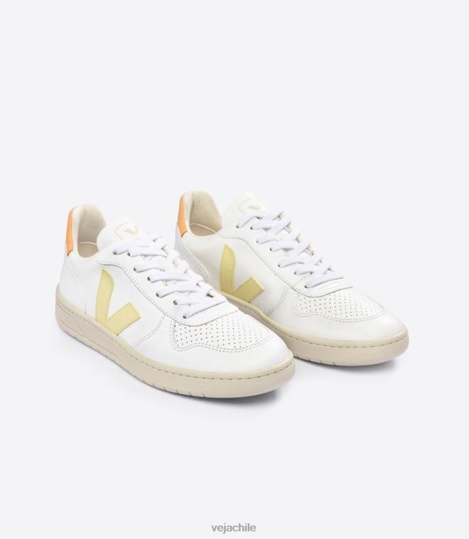 Veja hombres v-10 cwl melocotón sol blanco PDFXH59 zapatos