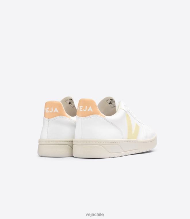 Veja hombres v-10 cwl melocotón sol blanco PDFXH59 zapatos
