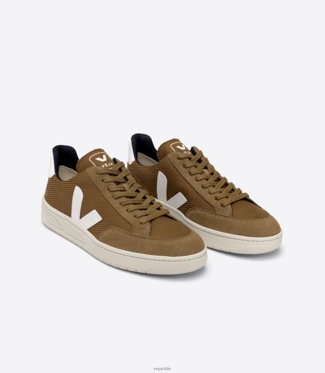 Veja hombres Tienda de campaña vegana v-12 b-mesh blanca PDFXH34 zapatos