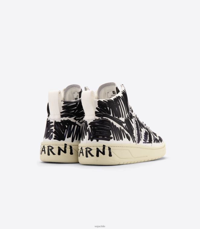 Veja X hombres v-15 cuero marni completo negro PDFXH85 zapatos