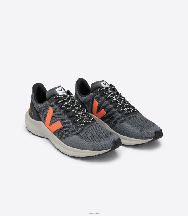 Veja mujer marlin lt v-knit naranja tormenta fluo PDFXH280 zapatos