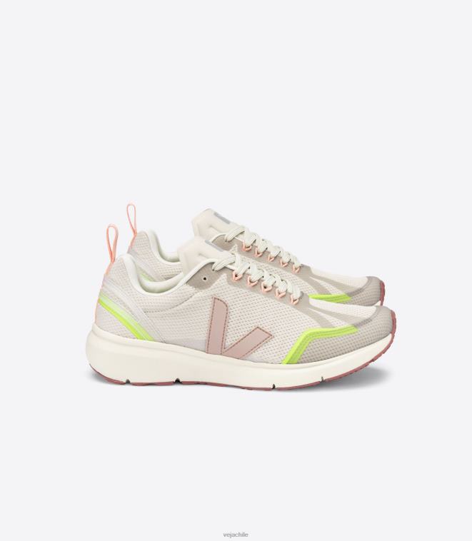 Veja mujer condor 2 alveomesh nena natural amarillo fluo PDFXH270 zapatos