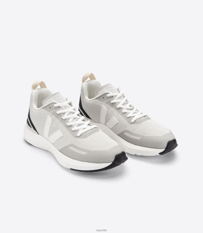 Veja mujer impala malla de ingeniería negro natural PDFXH283 zapatos