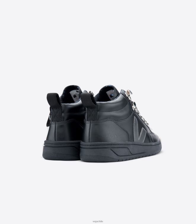 Veja mujer piel roraima negro grafito suela negra PDFXH253 zapatos