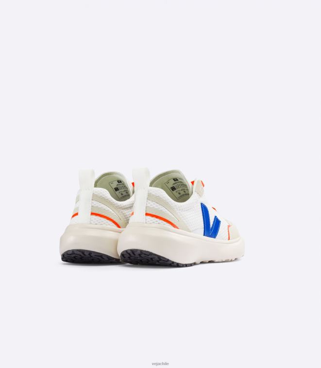Veja niños cordones elásticos canario alveomesh blanco índigo PDFXH377 zapatos