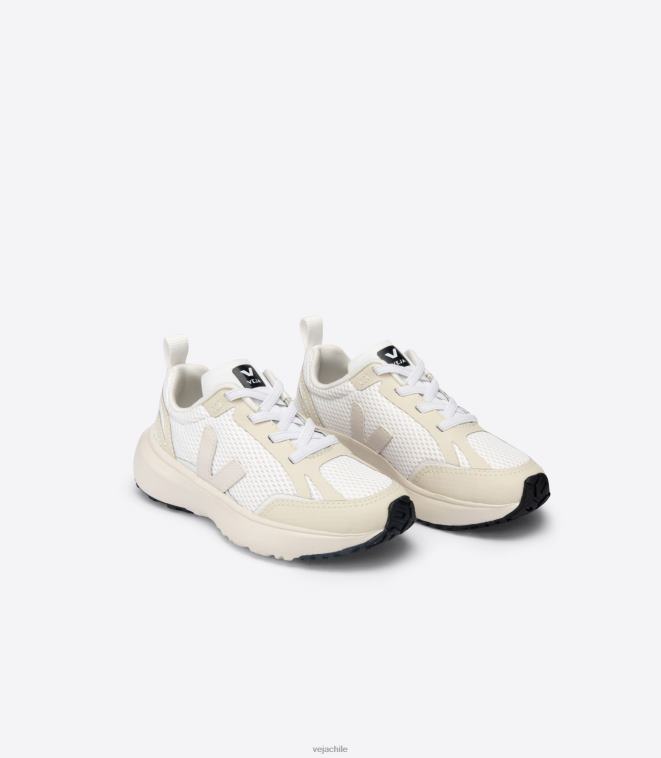 Veja niños cordones elásticos canario alveomesh blanco pierre PDFXH391 zapatos
