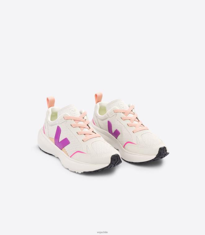 Veja niños cordones elásticos canario alveomesh loto natural PDFXH379 zapatos