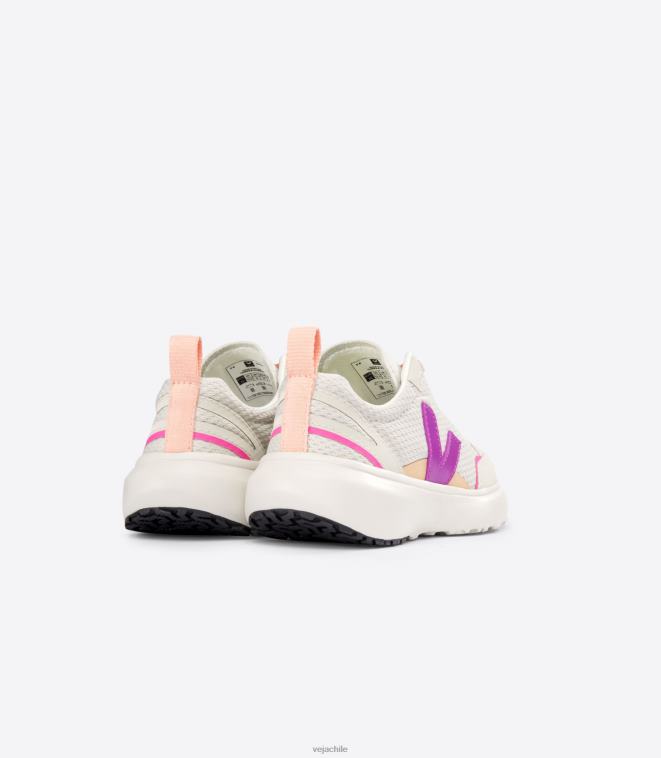 Veja niños cordones elásticos canario alveomesh loto natural PDFXH379 zapatos