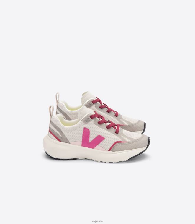 Veja niños cordones elásticos canario alveomesh natural mia PDFXH387 zapatos