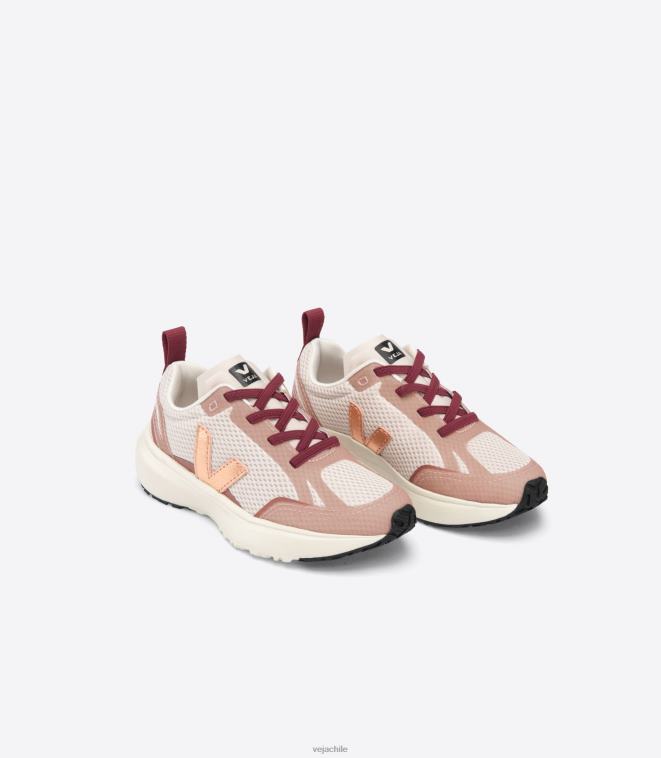 Veja niños cordones elásticos canarios alveomesh venus natural PDFXH385 zapatos