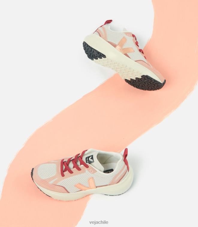 Veja niños cordones elásticos canarios alveomesh venus natural PDFXH385 zapatos