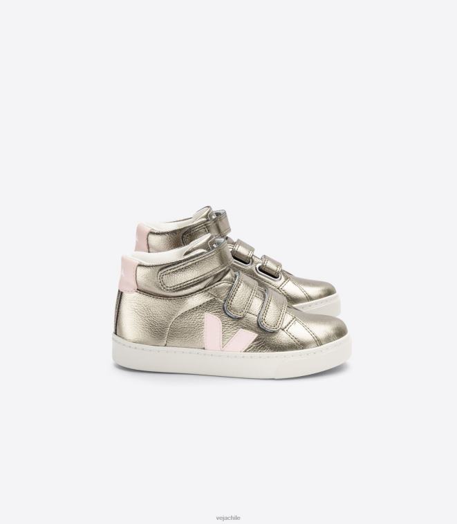 Veja niños esplar mid cuero sin cromo petale bronce PDFXH315 zapatos