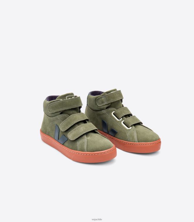 Veja niños suela esplar mid ante barro nautico óxido PDFXH312 zapatos