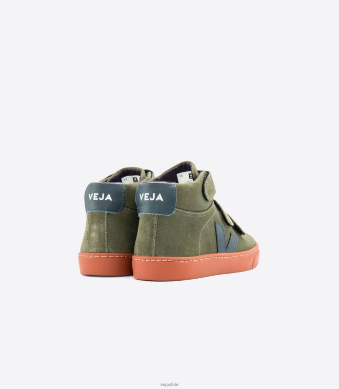 Veja niños suela esplar mid ante barro nautico óxido PDFXH312 zapatos