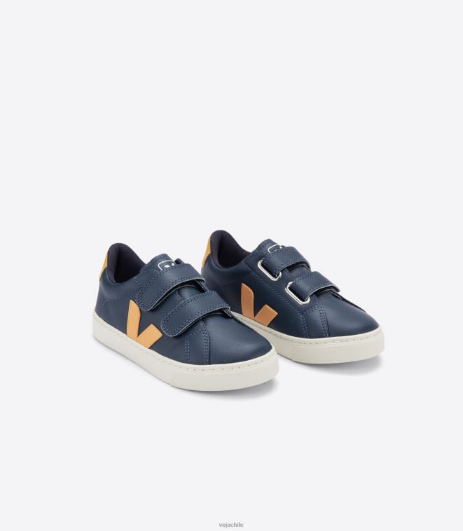 Veja niños Boquilla náutica piel libre de cromo esplar PDFXH339 zapatos