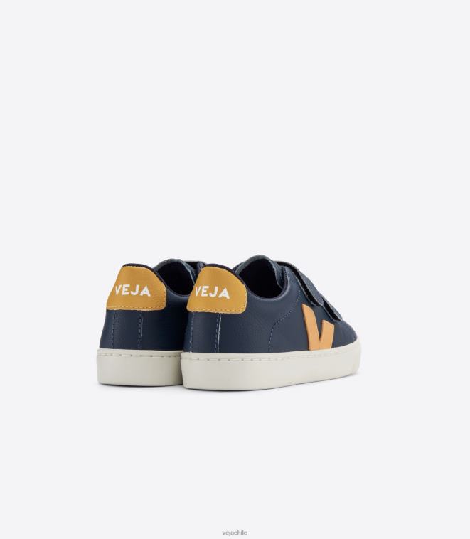 Veja niños Boquilla náutica piel libre de cromo esplar PDFXH339 zapatos