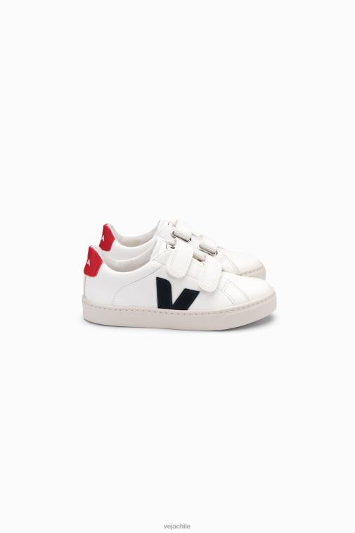 Veja niños esplar cuero sin cromo blanco nautico pekin PDFXH321 zapatos