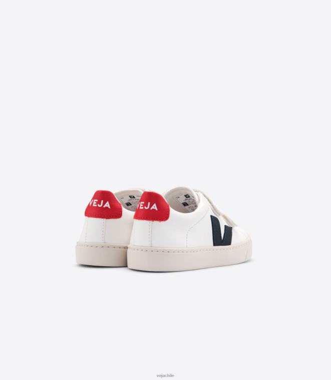 Veja niños esplar cuero sin cromo blanco nautico pekin PDFXH321 zapatos