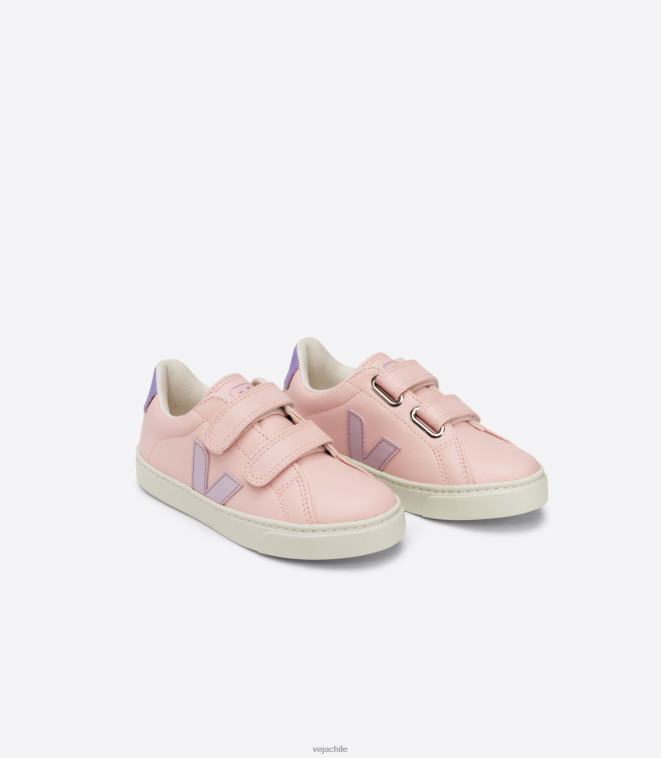 Veja niños esplar cuero sin cromo petale parme PDFXH334 zapatos