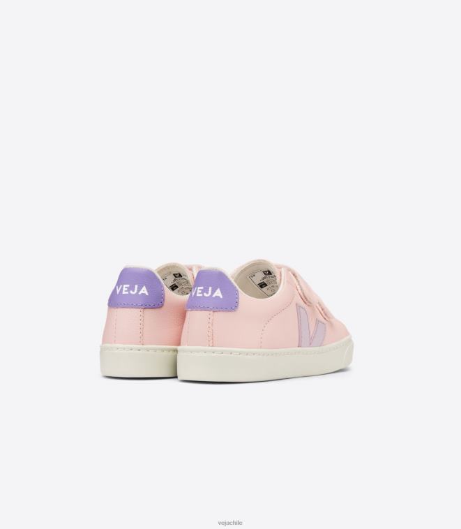 Veja niños esplar cuero sin cromo petale parme PDFXH334 zapatos