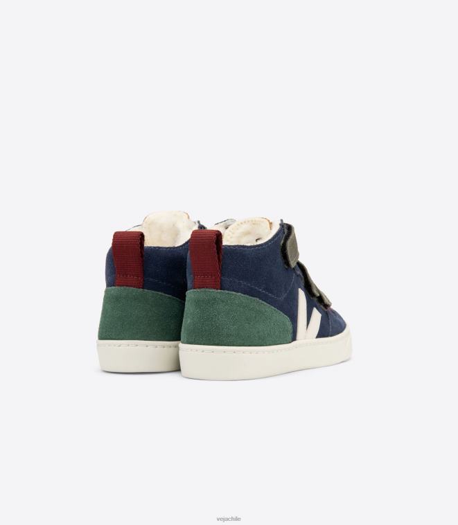 Veja niños v-10 gamuza de pelo medio multico nautico cyprus PDFXH352 zapatos