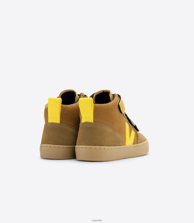 Veja niños v-10 mid ante multico camel tónico PDFXH345 zapatos