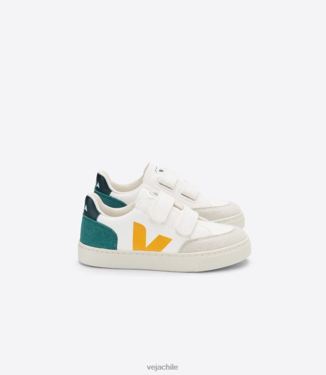 Veja niños v-12 cuero sin cromo multico brittany PDFXH308 zapatos