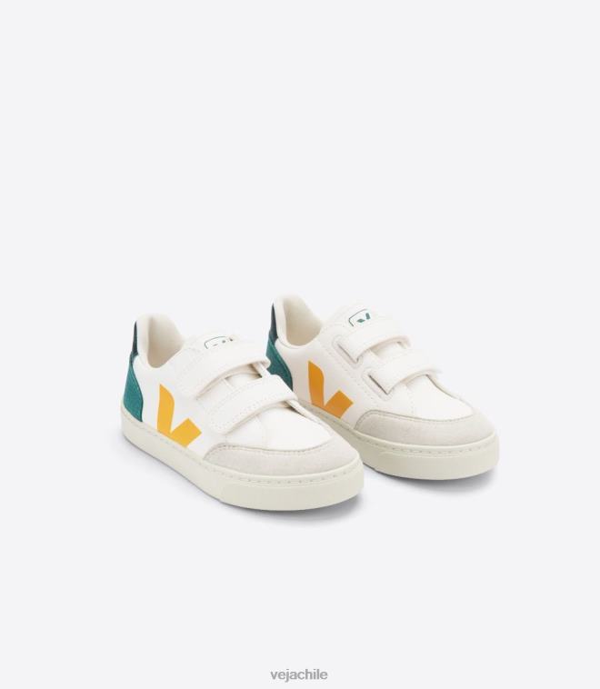 Veja niños v-12 cuero sin cromo multico brittany PDFXH308 zapatos